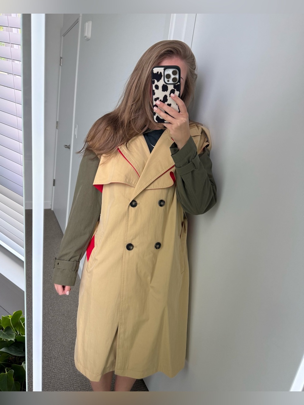 NOIZE Charlotta Trench Coat Size M